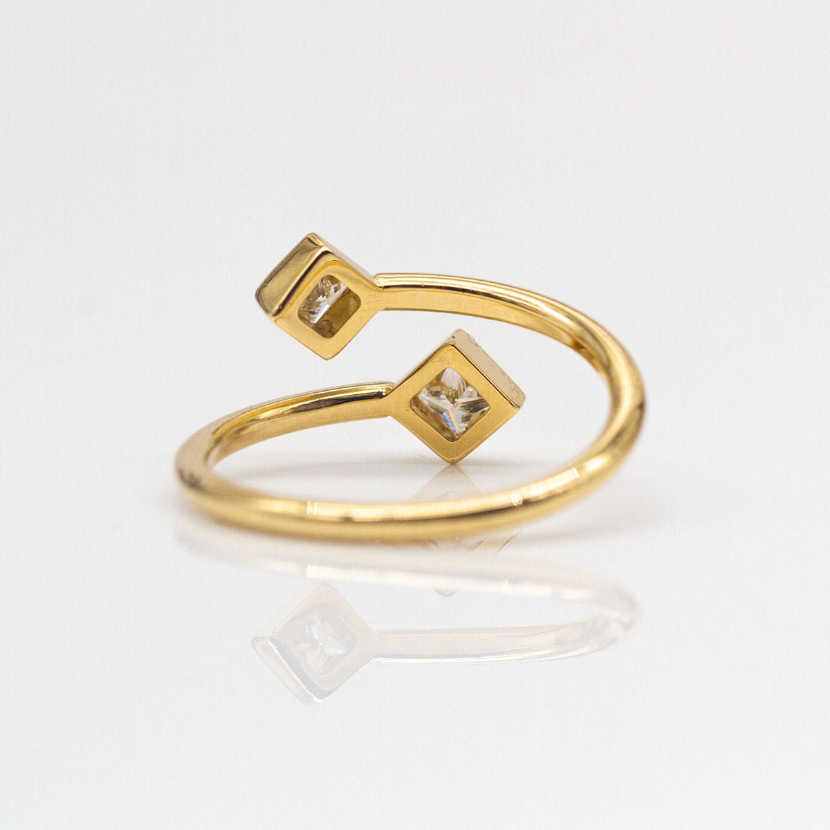Bague PRINCESS en or jaune et diamants - Castafiore