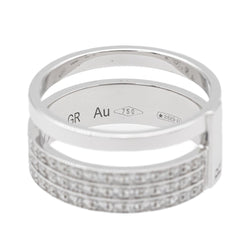 Bague REPOSSI "Berbère" en or blanc et diamants - Castafiore