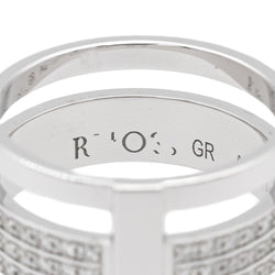 Bague REPOSSI "Berbère" en or blanc et diamants - Castafiore