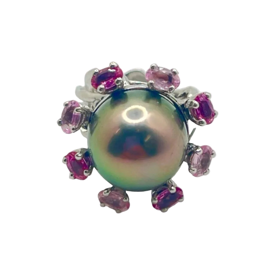 Bague ROLAND SCHAD en or blanc perle - Castafiore