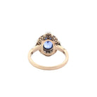 Bague saphir 1,63cts et diamants en or et platine - Castafiore