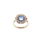 Bague saphir de 2,18cts et diamants en or et platine - Castafiore