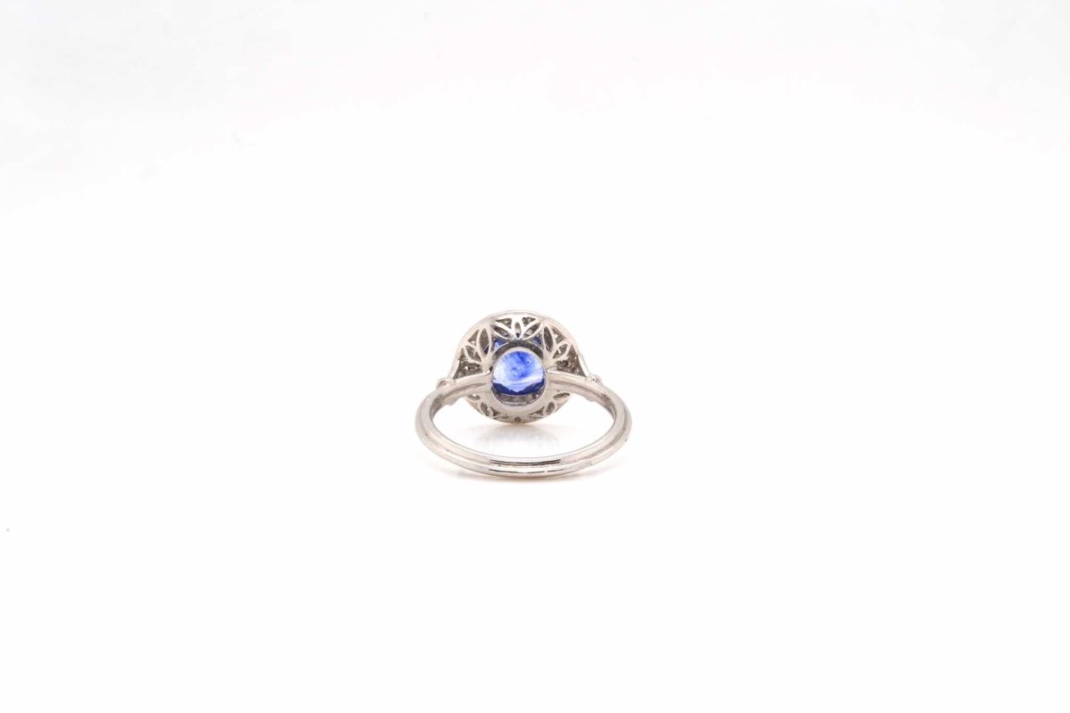 Bague saphir de Ceylan de 1,86 carats - Castafiore
