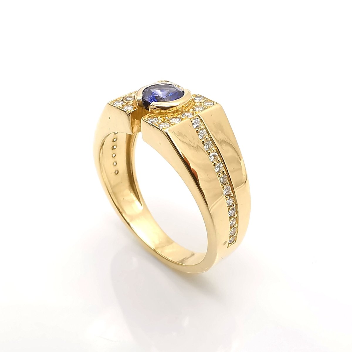 Bague saphir & diamants - Castafiore