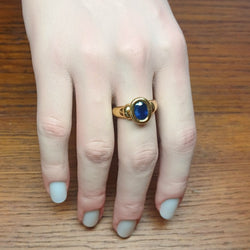 Bague Saphir en or jaune - Castafiore