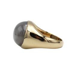 Bague Saphir étoilé en or jaune - Castafiore