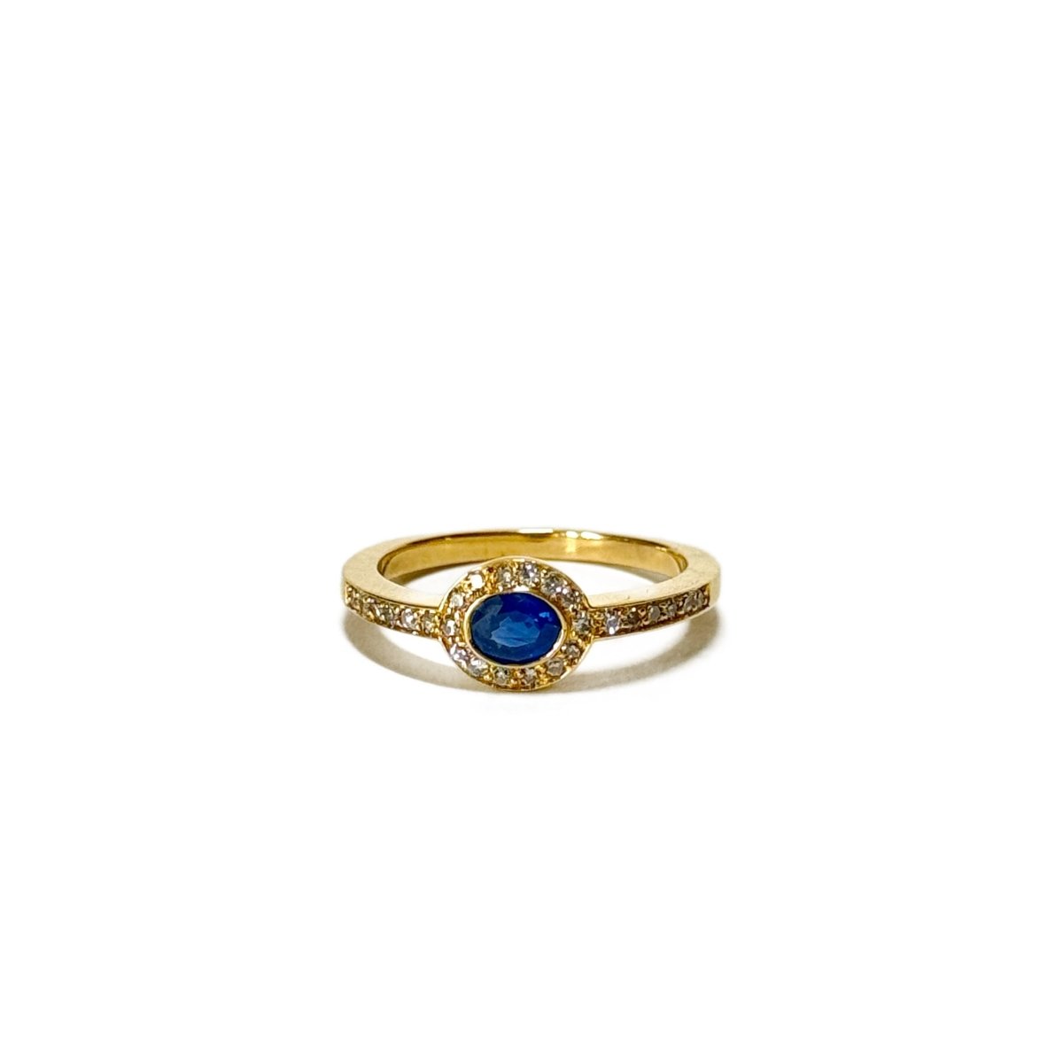 Bague saphir ovale - Castafiore