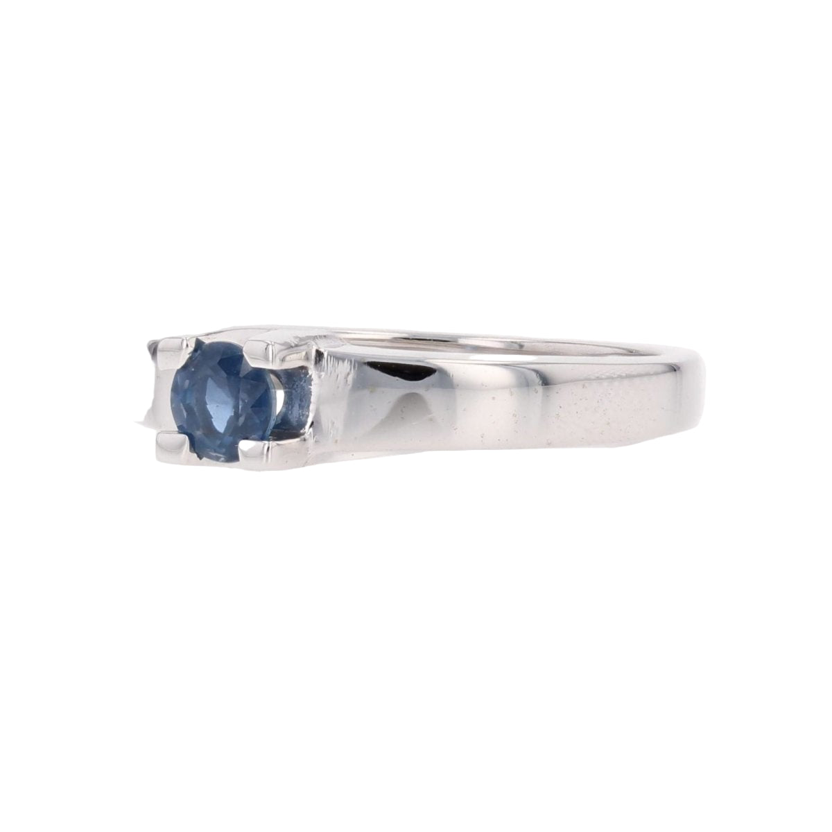 Bague Saphir solitaire en or blanc - Castafiore