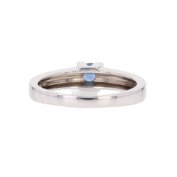 Bague Saphir solitaire en or blanc - Castafiore