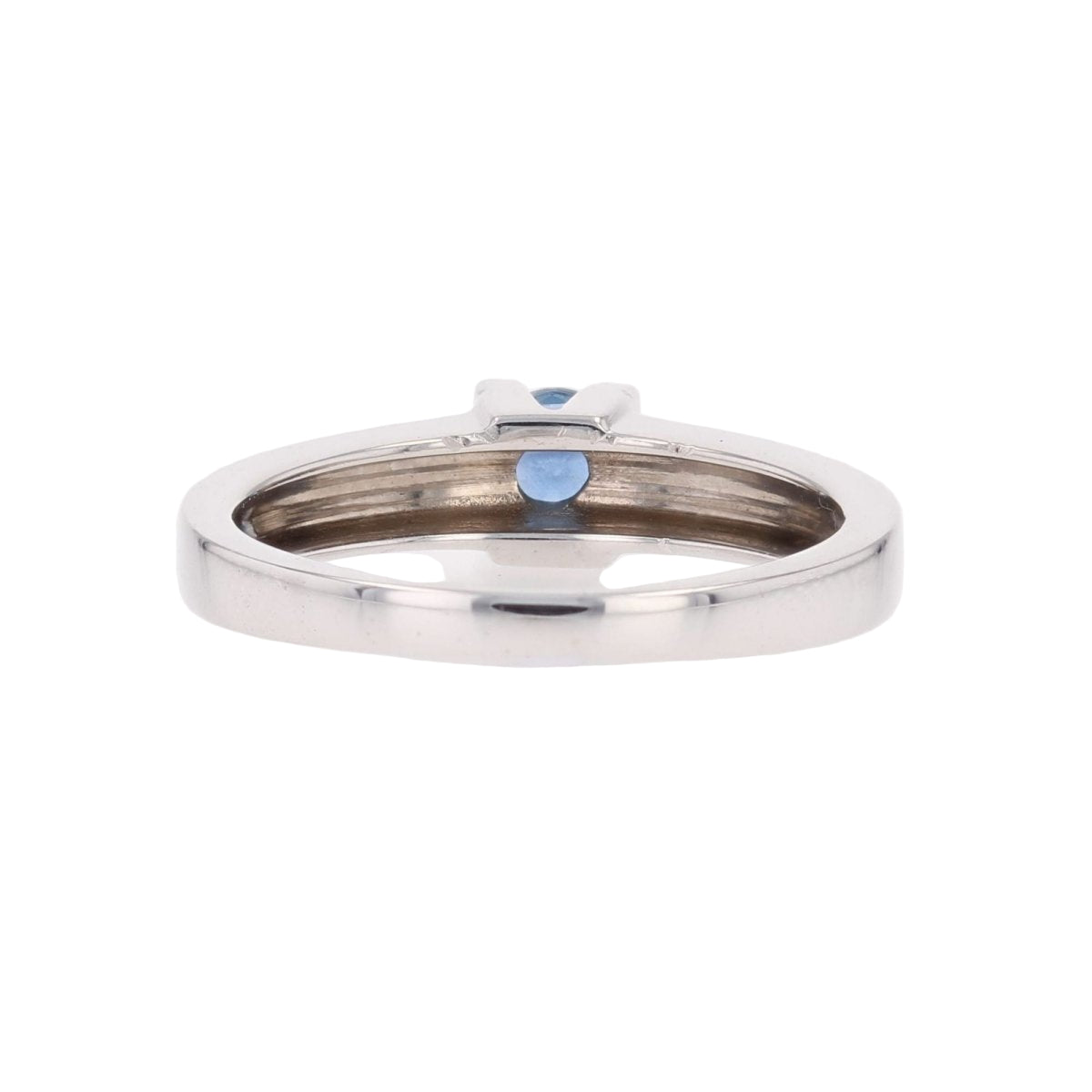 Bague Saphir solitaire en or blanc - Castafiore