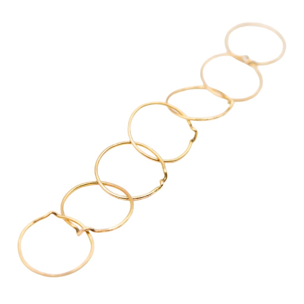 Bague semainier en or jaune - Castafiore