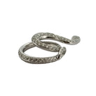 Bague Serpent en or blanc, rubis et diamants - Castafiore