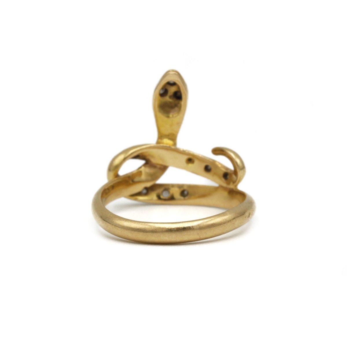 Bague Serpent en or et diamants - Castafiore