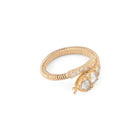 Bague serpent en or et diamants - Castafiore