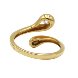 Bague Serpent en or jaune et diamants - Castafiore