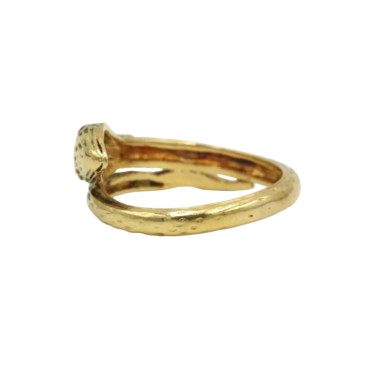 Bague Serpent en or jaune et rubis - Castafiore