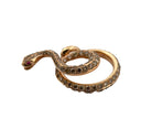 Bague Serpent en or rose, rubis et diamant - Castafiore