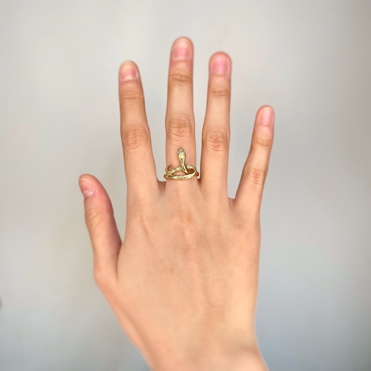 Bague Serpent - Or & Diamants - Castafiore