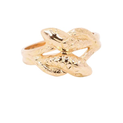 Bague serpent vintage or rose - Castafiore