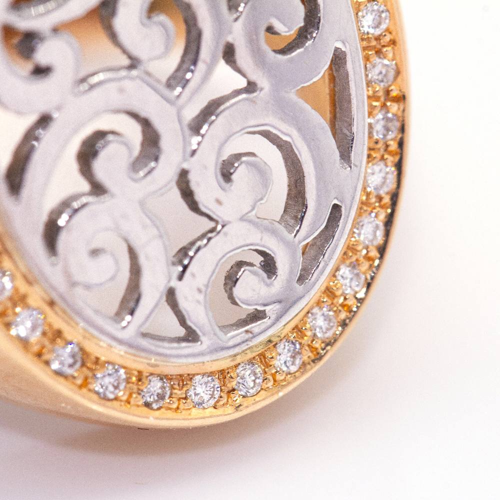 Bague SIGNAL en or bicolore et diamants - Castafiore