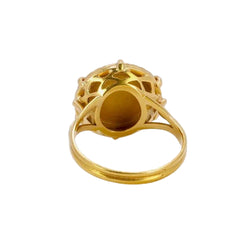 Bague signe du zodiaque Vierge or jaune - Castafiore