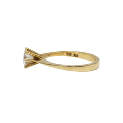 Bague Solitaire BUCHERER en or jaune et diamant - Castafiore