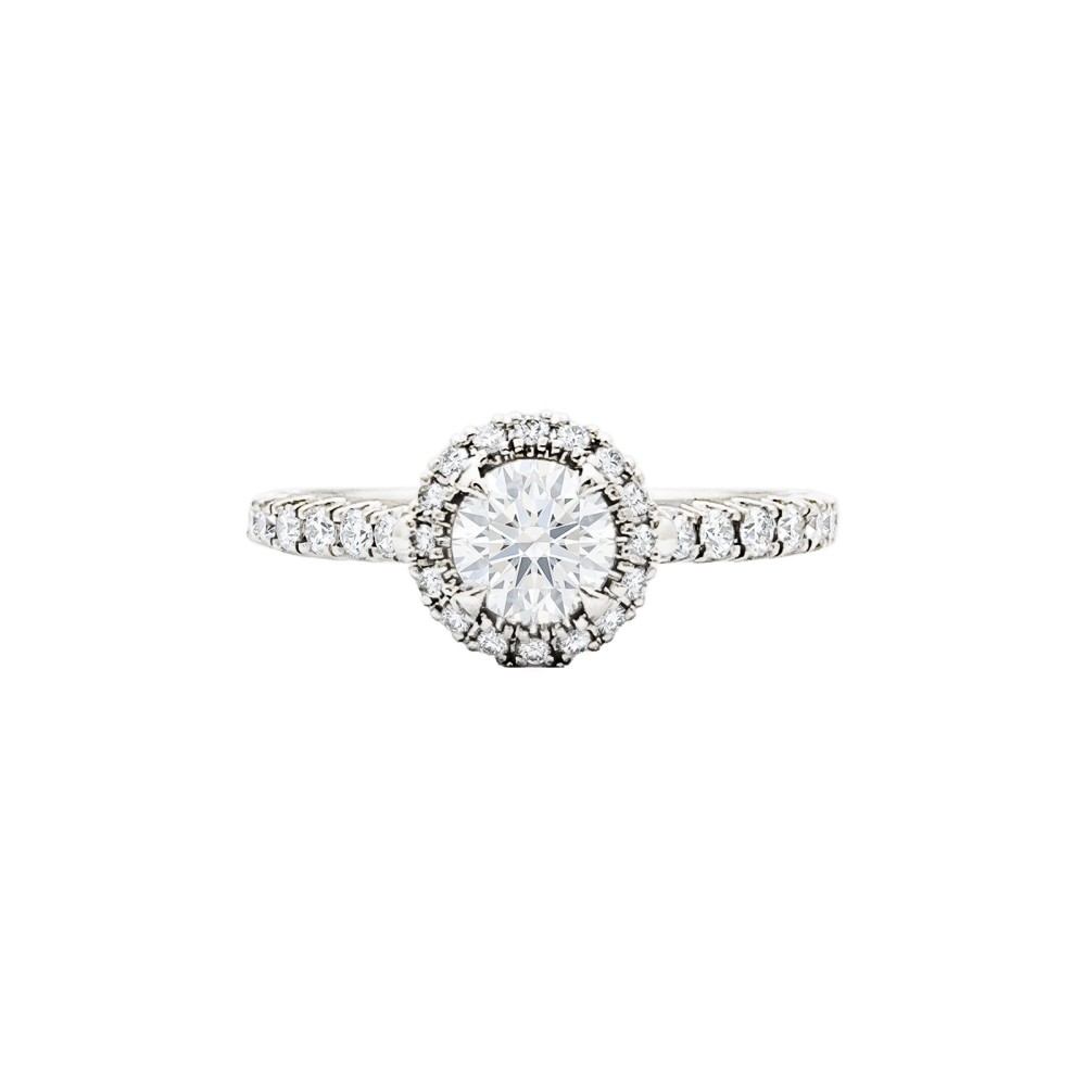 Bague Solitaire CARTIER "Destinée" en platine et diamants - Castafiore