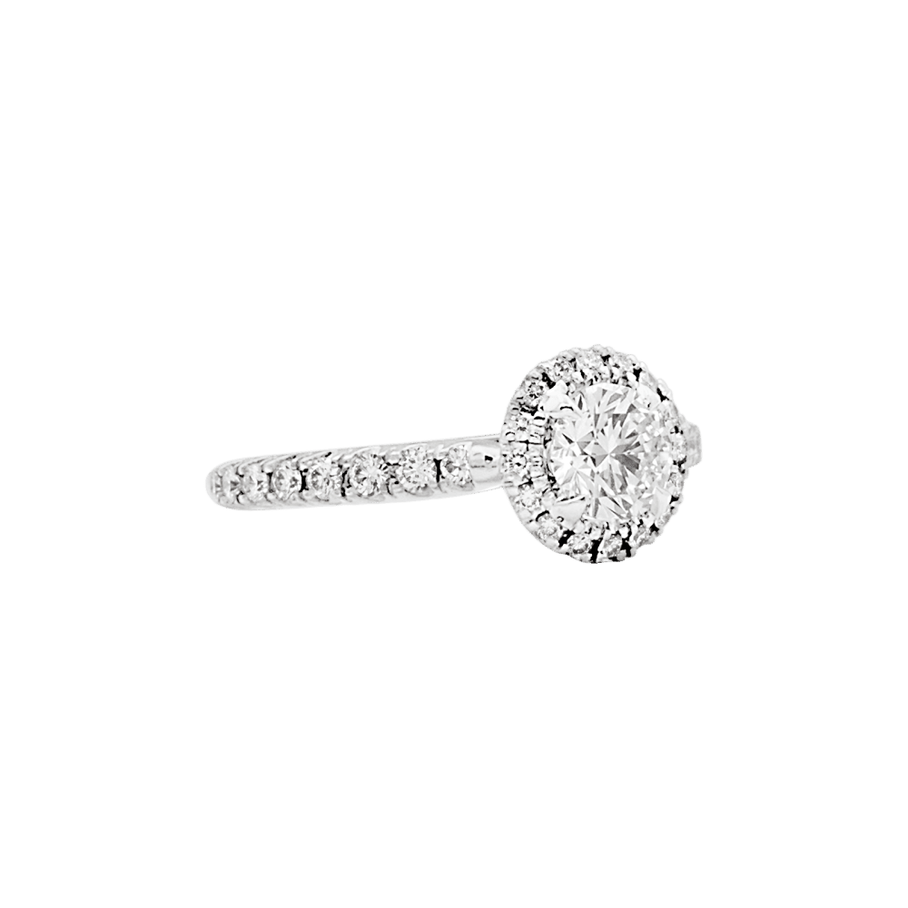 Bague Solitaire CARTIER "Destinée" en platine et diamants - Castafiore