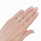 Bague Solitaire CARTIER en or blanc et diamant - Castafiore