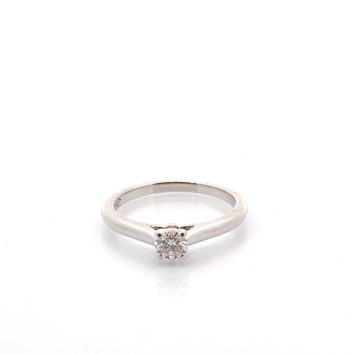 Bague Solitaire CARTIER en platine et diamant - Castafiore