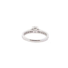 Bague solitaire CARTIER en platine et diamants - Castafiore