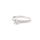 Bague solitaire CARTIER en platine et diamants - Castafiore