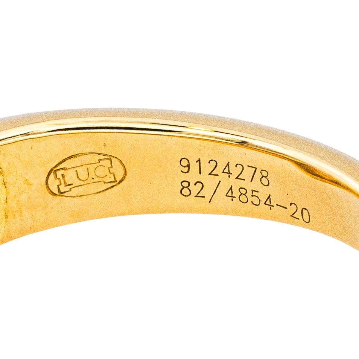 Bague Solitaire CHOPARD "Happy Diamond" en or jaune et diamant - Castafiore