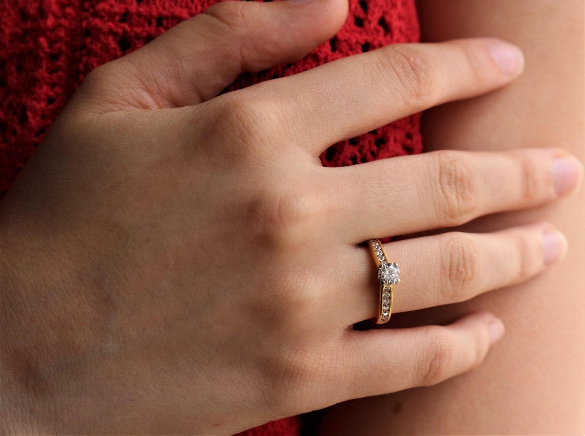 Bague solitaire de la maison Birks CANADA - Castafiore