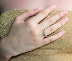 Bague solitaire de la maison Birks CANADA - Castafiore