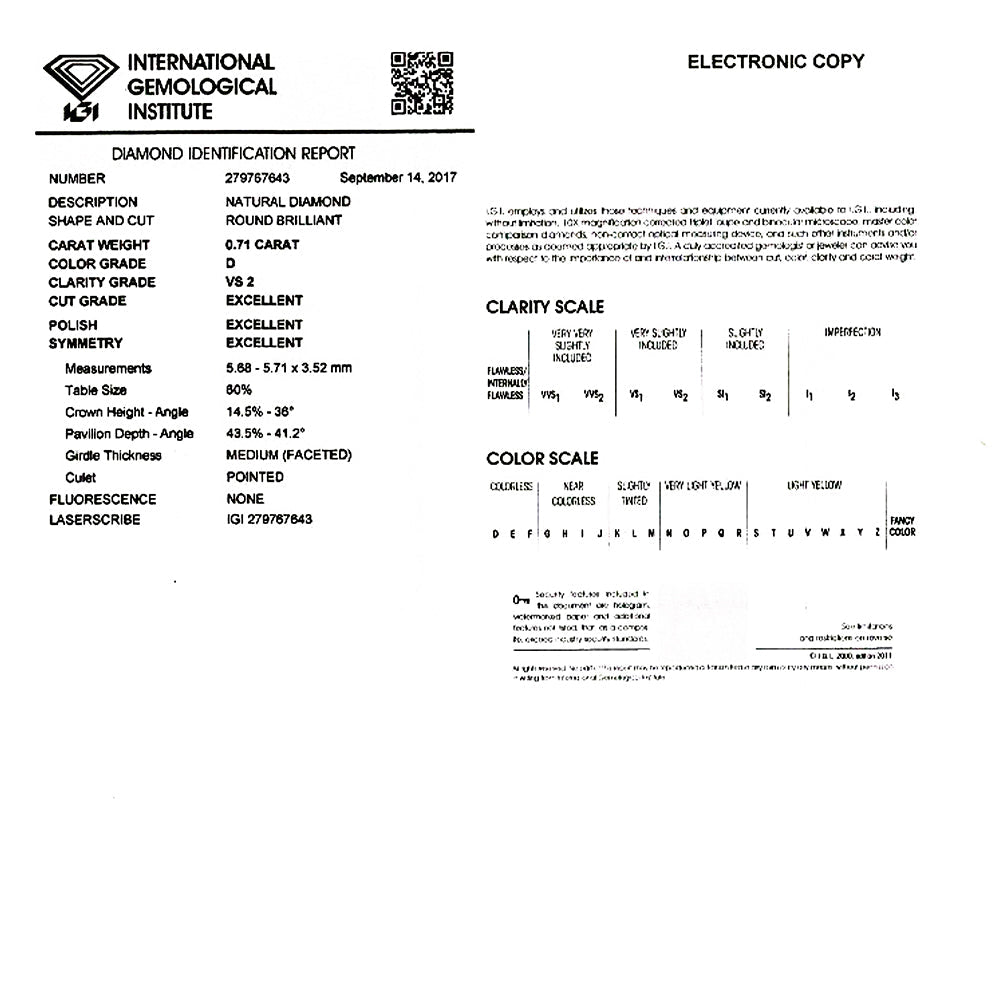 Bague solitaire diamant en or rose. - Castafiore