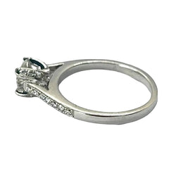 Bague Solitaire en or 18 K et diamants - Castafiore