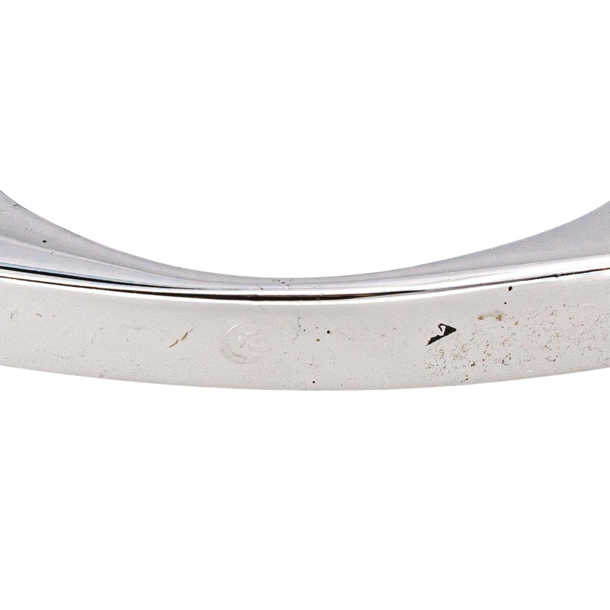 Bague Solitaire en or blanc et aigue - marine - Castafiore