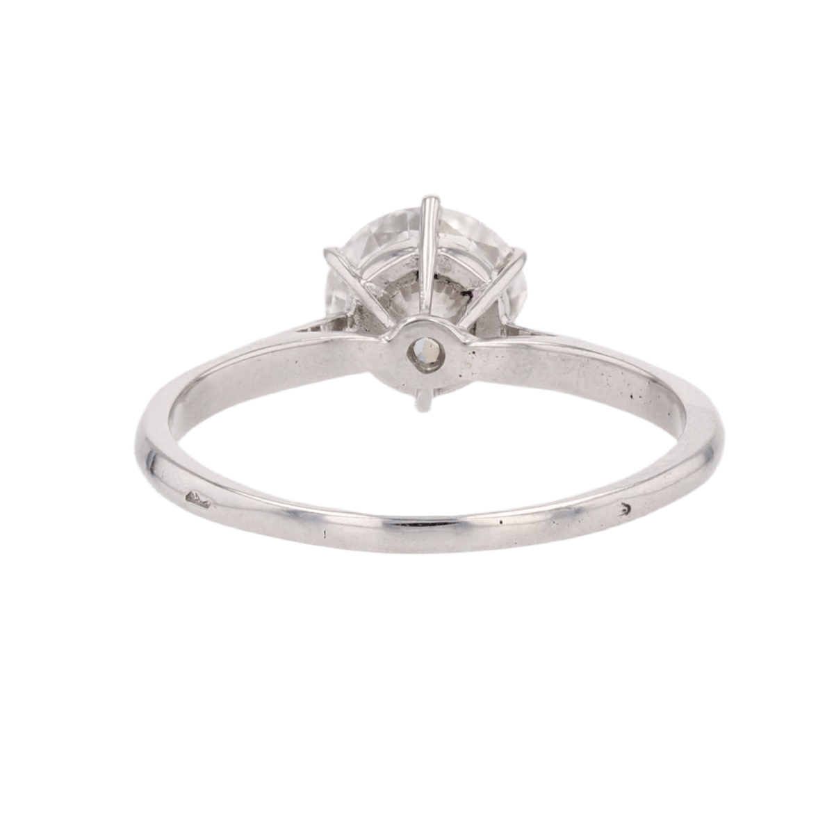 Bague Solitaire en or blanc et diaamnts - Castafiore