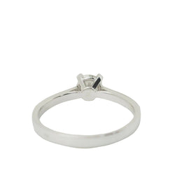 Bague solitaire en or blanc et diamant 0.35ct - Castafiore