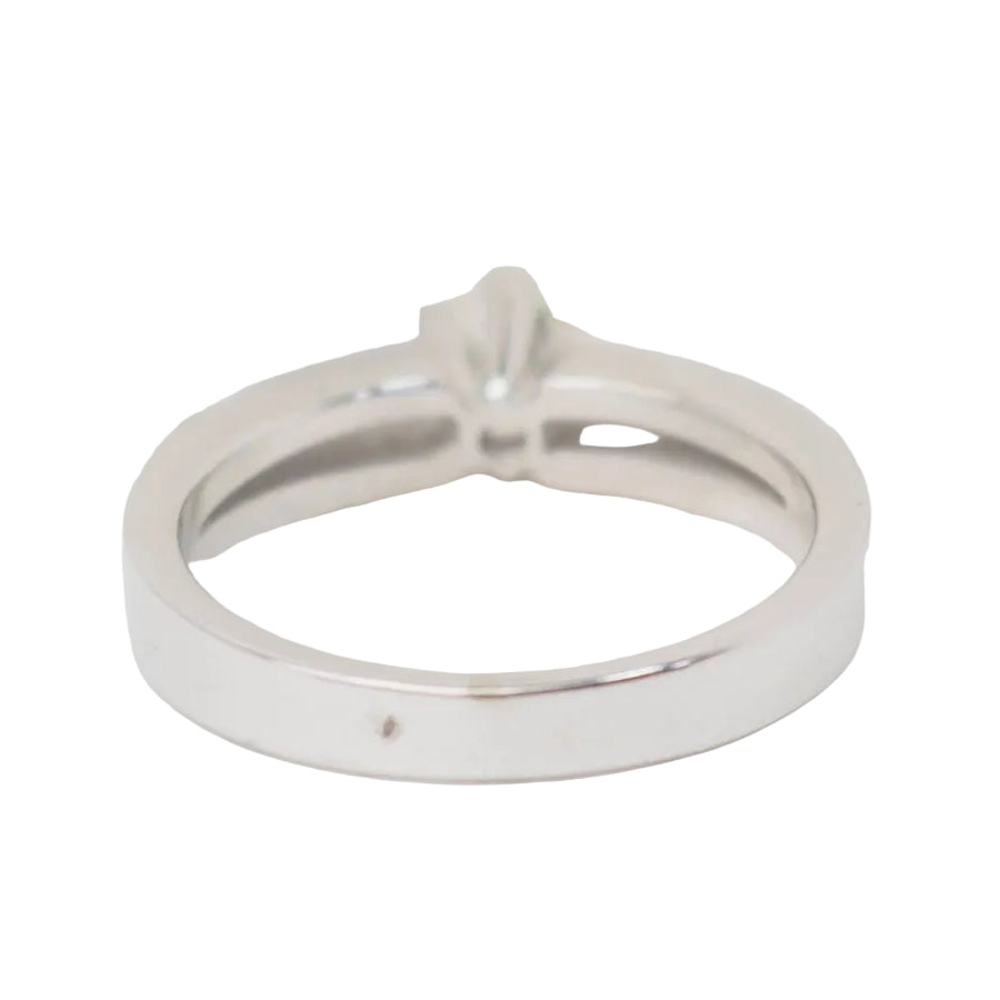 Bague Solitaire en or blanc et diamant 0.45ct - Castafiore