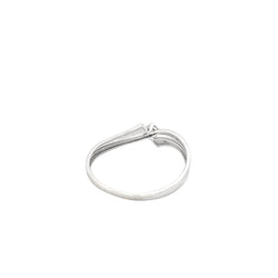 Bague Solitaire en or blanc et diamant - Castafiore