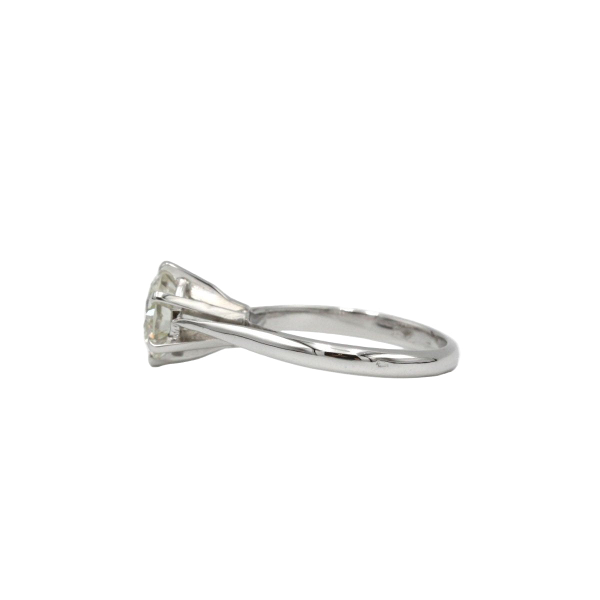 Bague Solitaire en or blanc et diamant - Castafiore