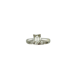 Bague Solitaire en or blanc et diamant - Castafiore