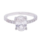 Bague Solitaire en or blanc et diamant - Castafiore