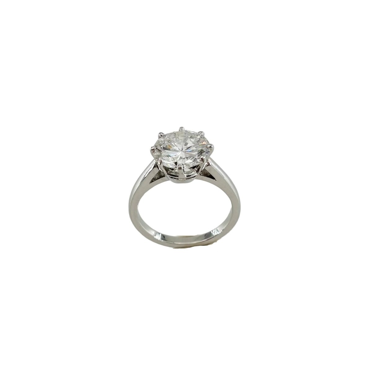 Bague Solitaire en or blanc et diamant