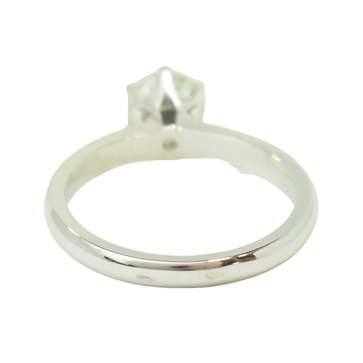 Bague Solitaire en or blanc et diamant - Castafiore