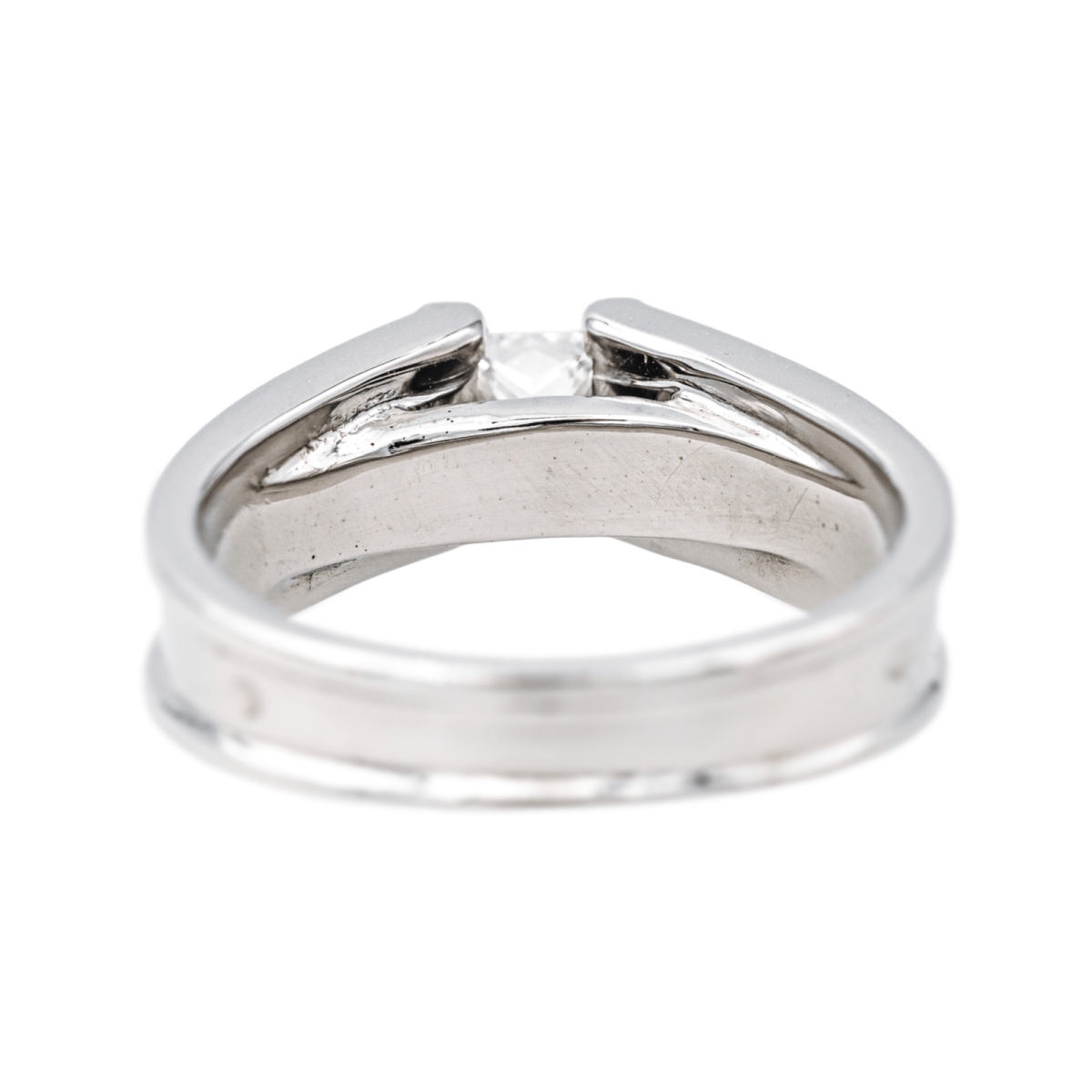 Bague Solitaire en or blanc et diamant - Castafiore