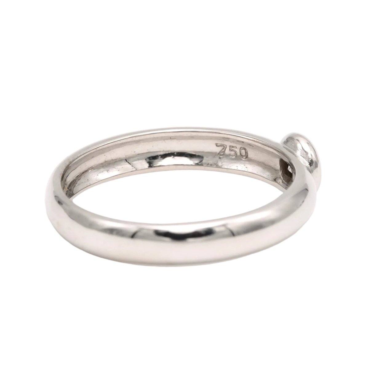 Bague Solitaire en or blanc et diamant - Castafiore