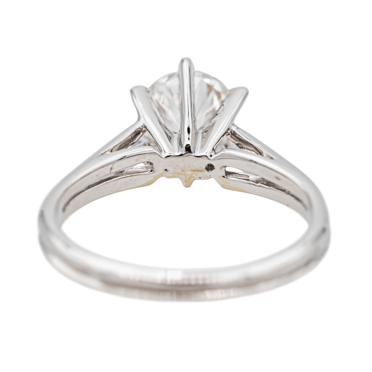 Bague Solitaire en or blanc et diamant - Castafiore